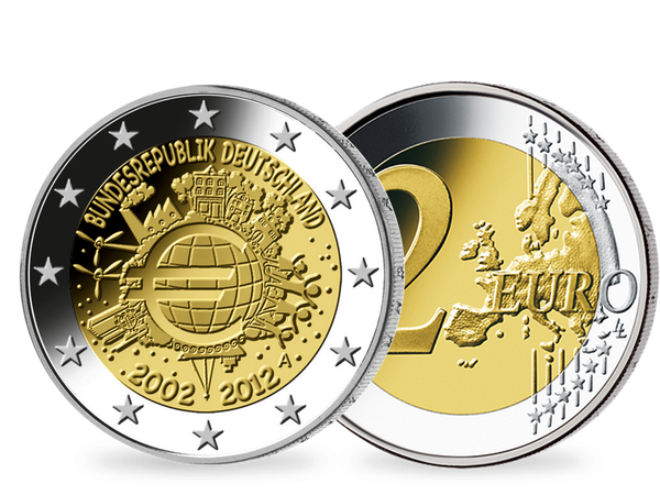 Die deutsche 2 Euro Münze 