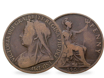Der letzte Penny von Queen Victoria!