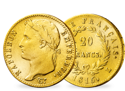 Napoleons Herrschaft der 100 Tage − Frankreich, 20 Gold-Francs 1815