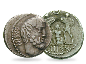 Römische Republik Denar 89 v. Chr. 