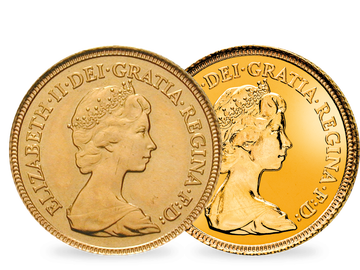 Großbritannien 1/2 Sovereign 1980-1984 Elisabeth II.