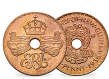 Die 1-Penny-Münze 