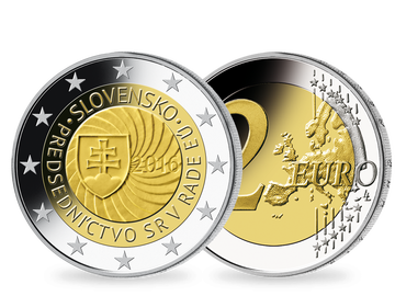 2-Euro-Gedenkmünze Slowakei 'EU-Ratspäsidentschaft' 2016