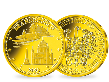 Goldprägung zur 2-Euro-Münze  