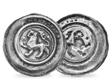 Braunschweig-Lüneburg Brakteat 1142-1252 Heinrich der Löwe und Nachfolger