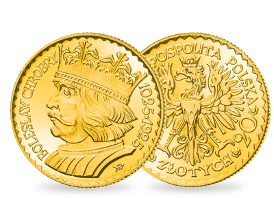 Polens erster König in Gold − 20 Zloty 'Boleslaw' 1925