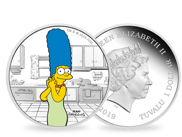 Tuvalu 2019 Silbermünze ''Marge Simpson''