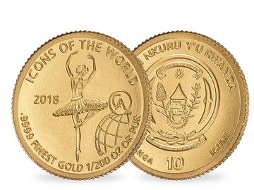 Ruanda 2018 Gold-Gedenkmünze 