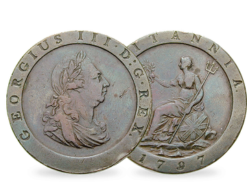 Großbritannien Penny 1797 Georg III.