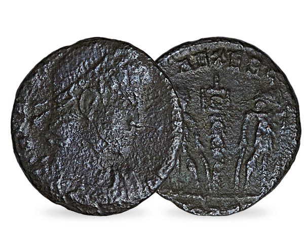 Die Original-Bronzemünze Römisches Reich