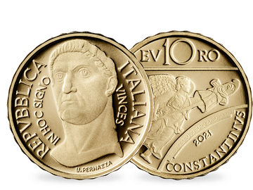 Italien 2021: 10 Euro Gold-Gedenkmünze 