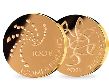 Finnland 2021: 100 Euro Goldmünze  