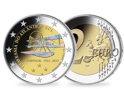 2 € Portugal 2022 South Atlantic holographique