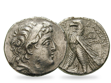 Syrien/Seleukiden Tetradrachme 129–125 v. Chr. Demetrios II.