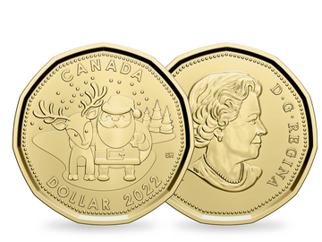 Kanada 2022: Weihnachts-Geschenk-Set mit Kursmünzen