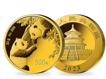 30g Gold-Anlagemünze 'Panda'