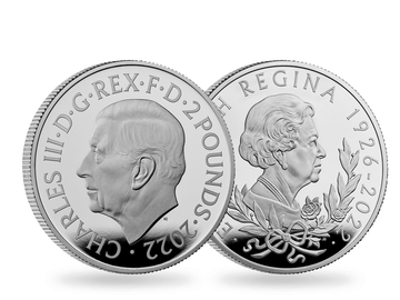 1-Unzen-Silber-Gedenkmünze zu Ehren von Queen Elizabeth II.