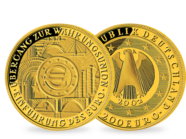 Die 200 Euro-Goldmünze 2002 