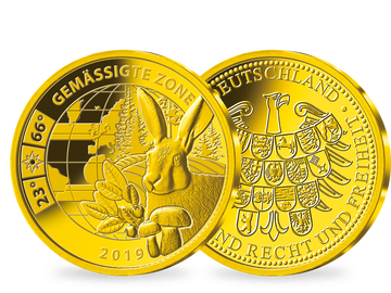 Gold-Prägung zur 5-Euro-Münze 