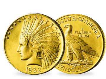 USA 10 Dollar 1908-1933 Indianerkopf