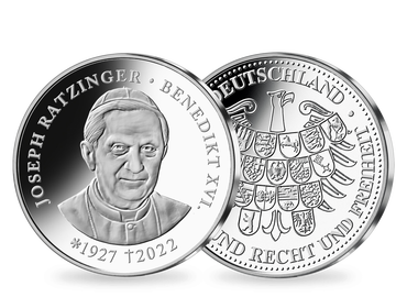 Silberausgabe Papst em. Benedikt XVI.