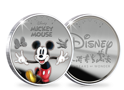 La frappe en argent sous licence officielle DISNEY™:  « Mickey Mouse »