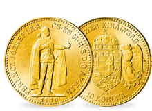 Die 10-Kronen-Goldmünze 