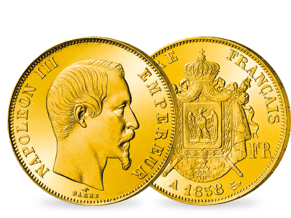 Die erste 50-Francs-Goldmünze Frankreichs