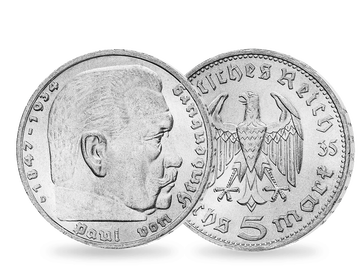 Drittes Reich 5 Reichsmark 1935-1936 