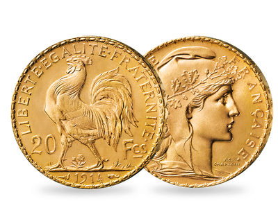 La monnaie ancienne 20 Francs Or Marianne-Coq IIIème République