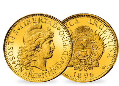 Monnaie de 5 Pesos en or massif «Libertad»