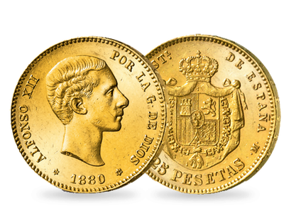 25 Pesetas Alfons XII