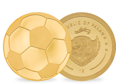 Monnaie-ballon en or le plus pur «Football» 