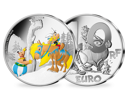 Monnaie de 10 Euros en argent pur colorisé «Astérix - Griffon» 2022