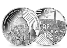 Monnaie de 10 Euros en argent pur «PARIS 2024 - Série Héritage: Montmartre» 2022 