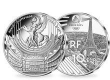 Monnaie de 10 Euros en argent pur «PARIS 2024 - Série Héritage: Opéra Garnier» 2022
