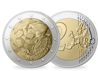Monnaie commémorative de 2 Euros «35 ans du programme Erasmus» 2022 – France