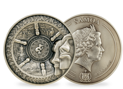 Monnaie de 1 kg en argent pur «Île de Pâques» 2022