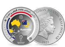 Monnaie argentée de la coupe du Monde de la FIFA Qatar 2022™ «Australie»