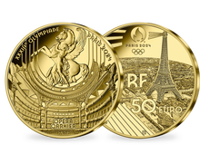 Monnaie de 50 Euros en or pur «PARIS 2024 - Série Héritage: Opéra Garnier» 2022