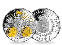 Frappe en argent «150ème anniversaire de Napoleon III»
