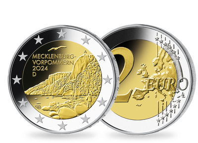 Monnaie de 2 Euros «Mecklenburg» Allemagne 2024