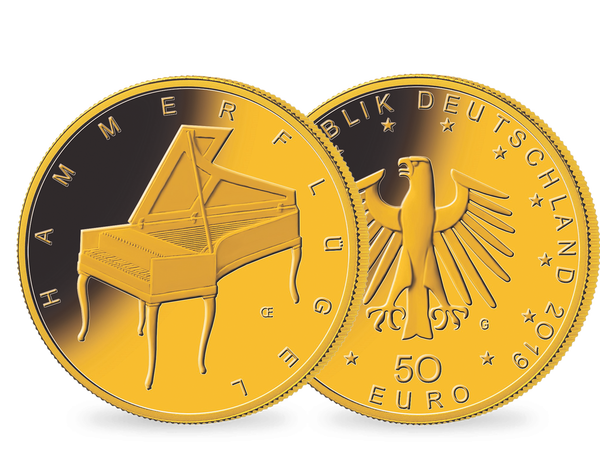 Neue deutsche 50-Euro-Goldmünze 