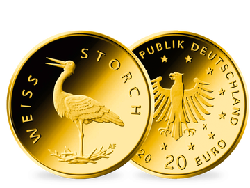 Die neue deutsche 20-Euro-Gold-Gedenkmünze 
