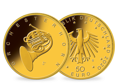 Die offizielle deutsche 50-Euro-Goldmünze 