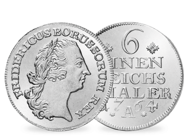 Preußen 1/6 Taler 1764-1766 Friedrich II. prägefrisch