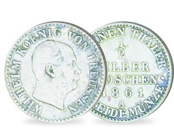 Preußen 1/2 Silbergroschen Wilhelm I. 1861-1873