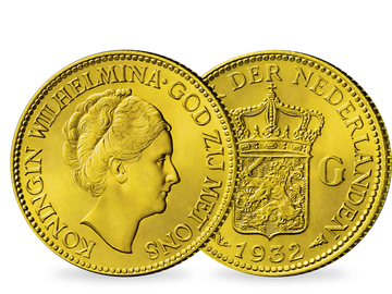 Die letzte 10 Gulden Goldmünze von Königin Wilhelmina!