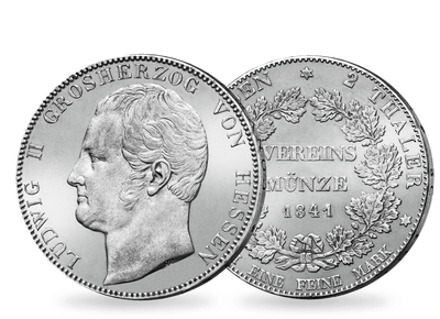 Erster Doppeltaler Ludwig III.Hessen, Doppeltaler 1839-1842