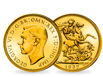 Großbritannien 2 Pfund 1937 Georg VI.